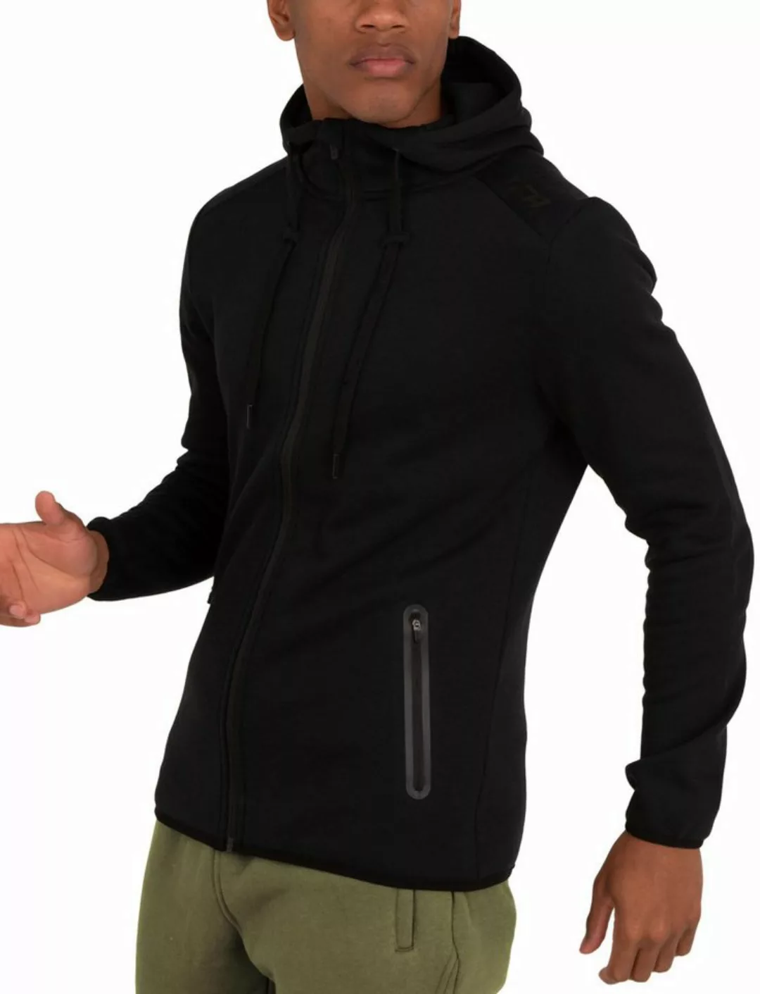 TCA Trainingspullover TCA Herren Revolution Hoodie - Schwarz, L (1-tlg) günstig online kaufen