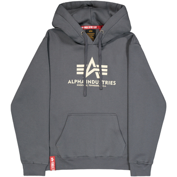 Alpha Industries  Sweatshirt Basic Hoodie BL - greyblack günstig online kaufen