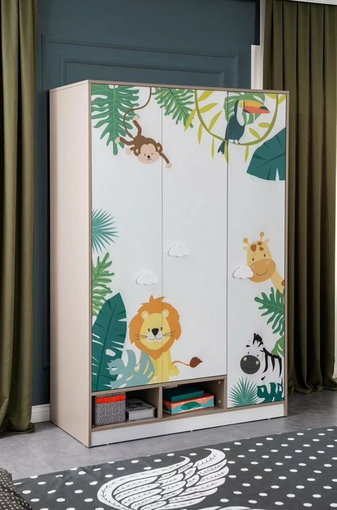 JVmoebel Kinderkleiderschrank Kleiderschrank Modern Luxus Design Schlafzimm günstig online kaufen