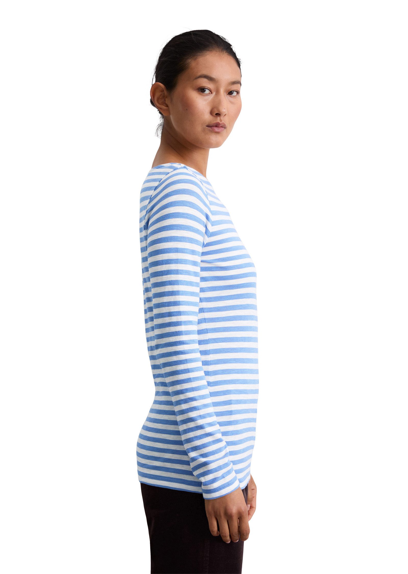 Marc O'Polo Langarmshirt aus Slubjersey günstig online kaufen