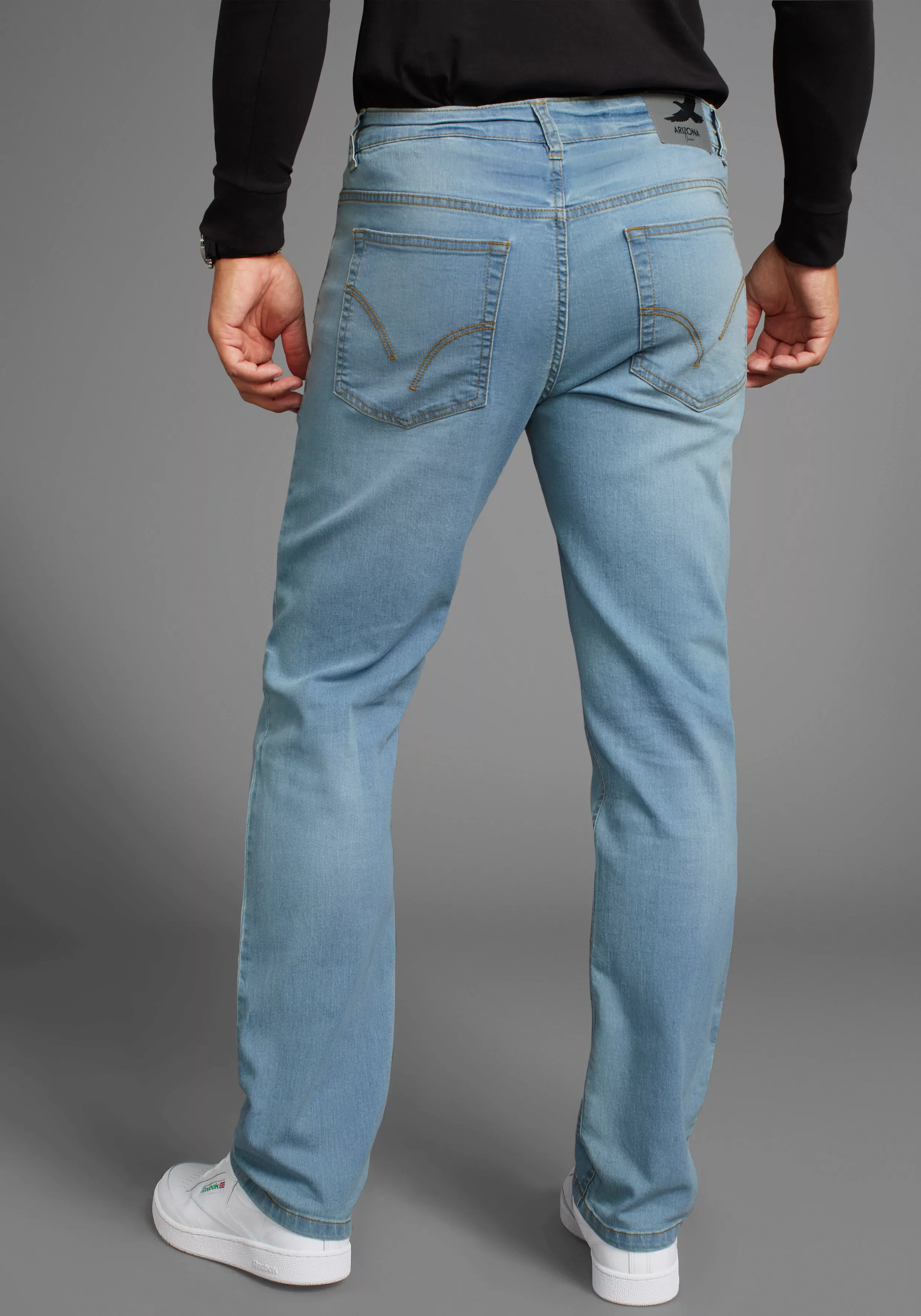 Arizona Dehnbund-Jeans "Paul", elastischer Dehnbund, Comfort-Fit, gerader B günstig online kaufen