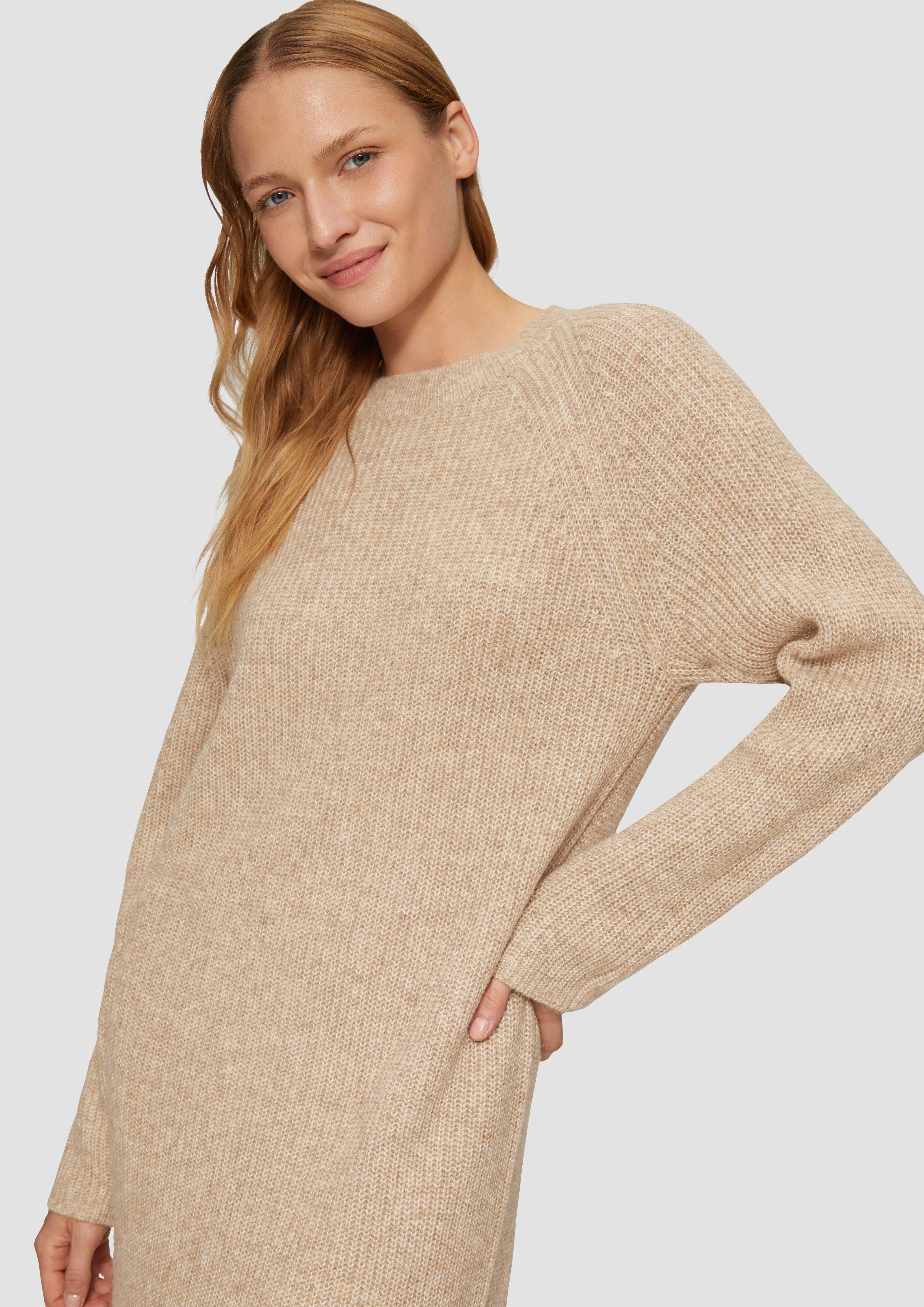 s.Oliver Minikleid Strickkleid mit Raglanärmeln günstig online kaufen