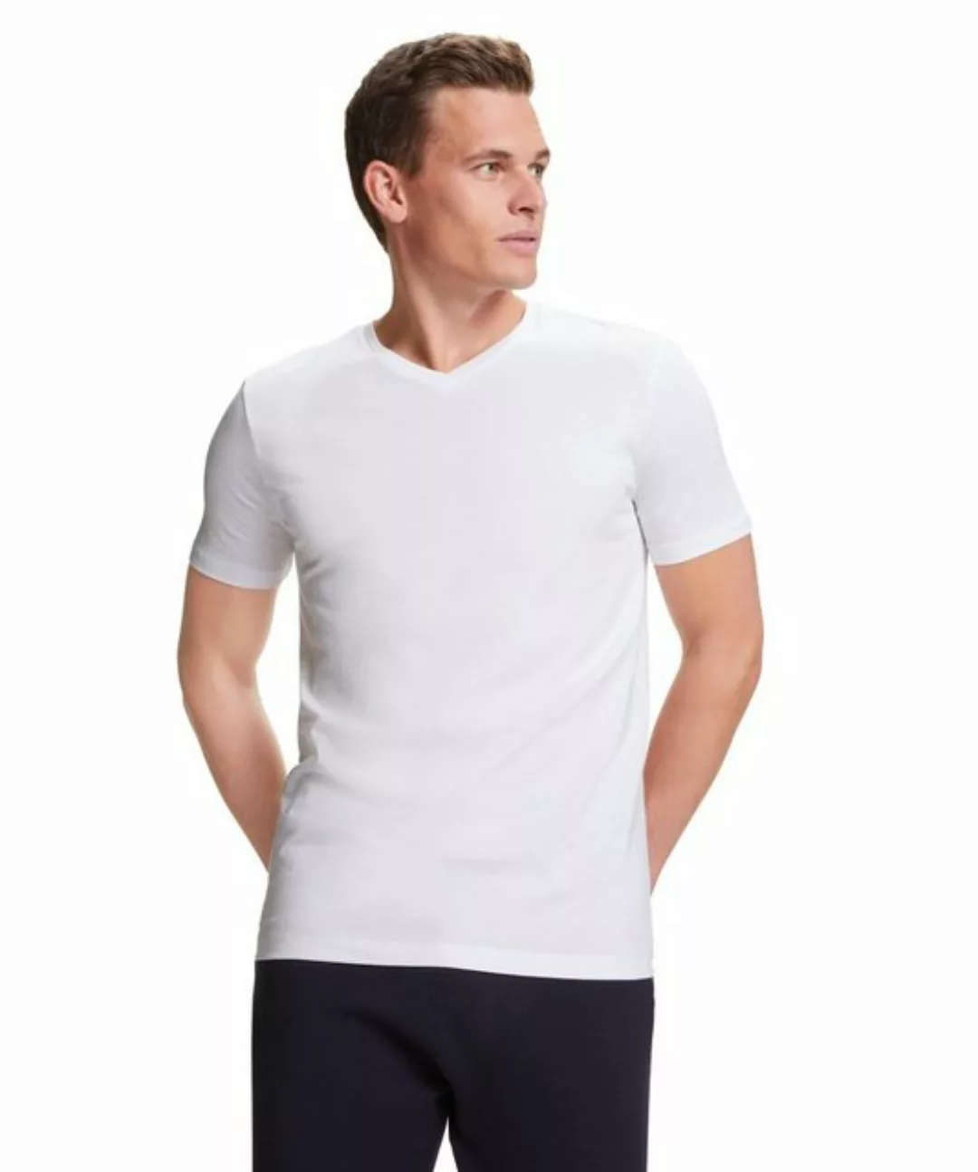 FALKE T-Shirt 2-Pack (2-tlg) aus feiner ägyptischer Baumwolle günstig online kaufen