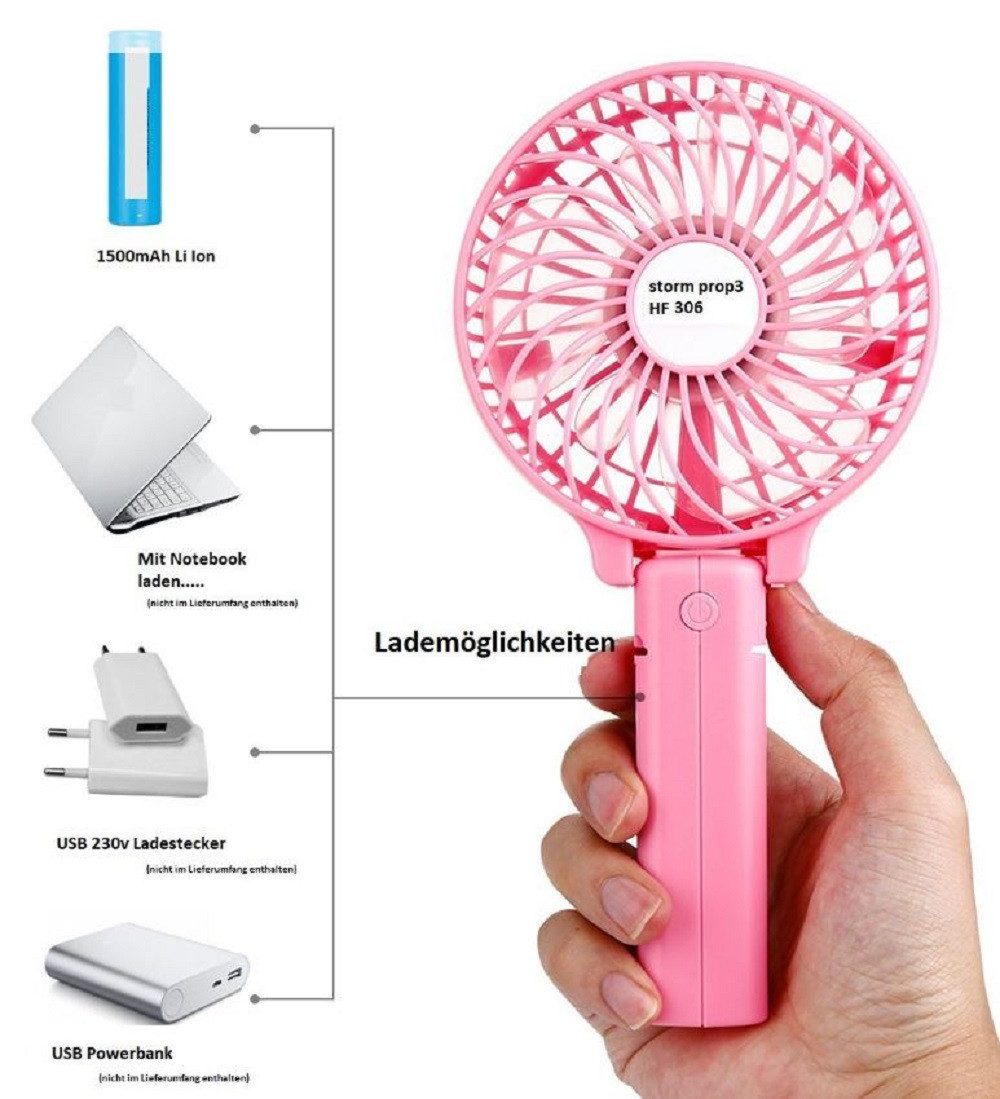 RheVeTec RheFLEX Handventilator Handventilator wiederaufladbar"StormProp3" günstig online kaufen