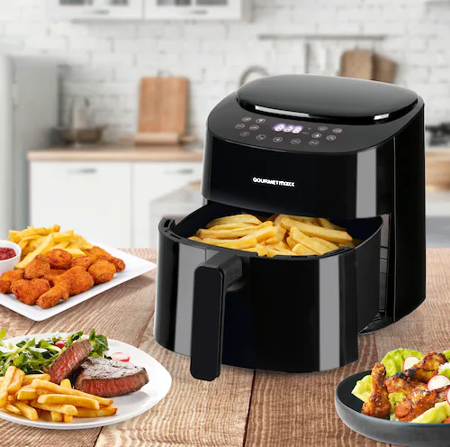 GOURMETmaxx Heißluftfritteuse »Digital 4,5l, schwarz, 11822«, 1450 W günstig online kaufen