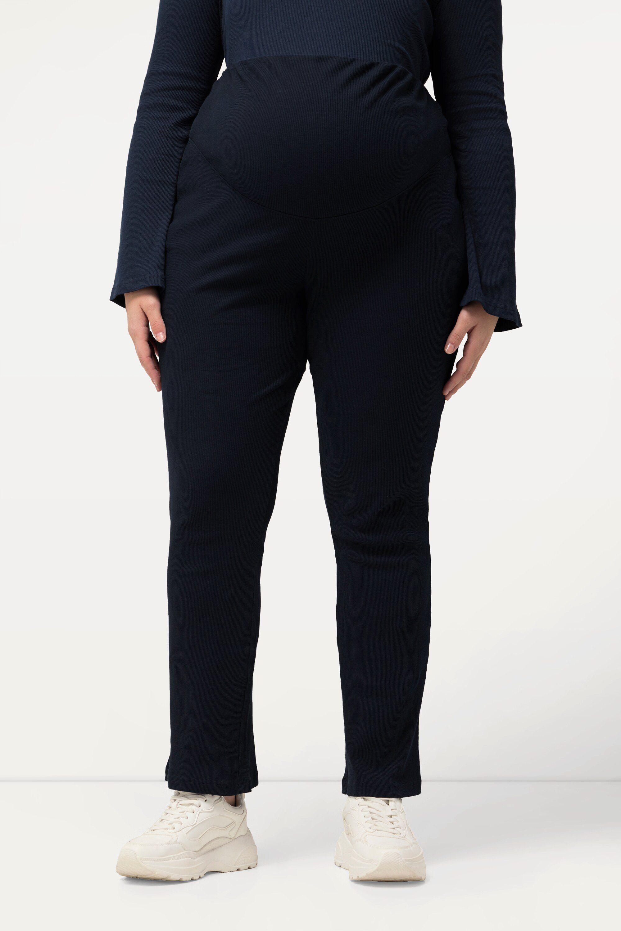 Ulla Popken Leggings Bellieva Jerseyhose Rippjersey günstig online kaufen