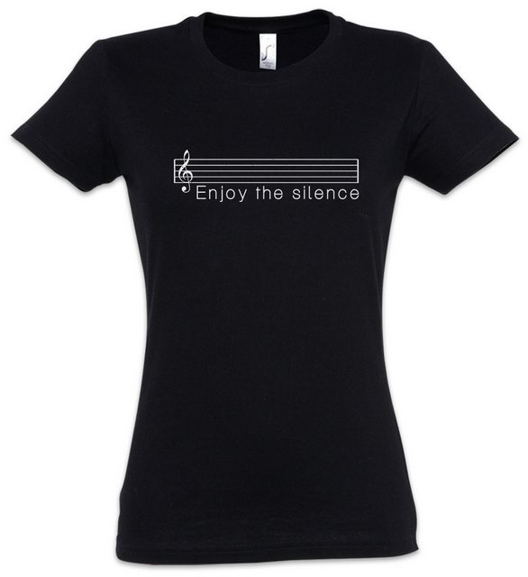 Urban Backwoods Print-Shirt Enjoy The Silence Damen T-Shirt Musiker Club Te günstig online kaufen