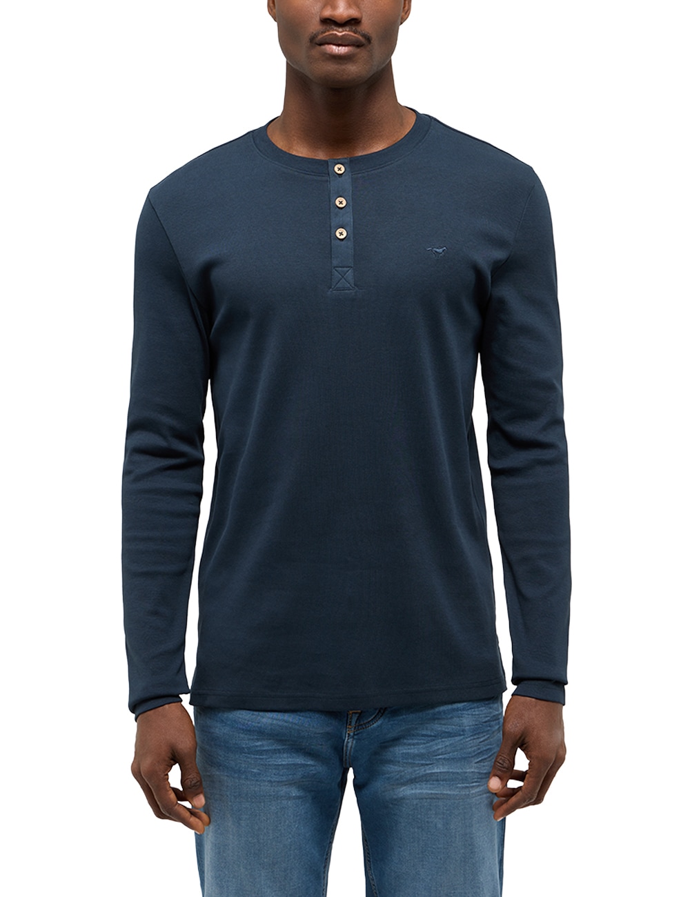 MUSTANG Langarmshirt "Herren Style Arminto" günstig online kaufen