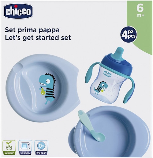 Chicco Kindergeschirr-Set »Geschenkset: Let's get started«, (Set, 4 tlg.) günstig online kaufen