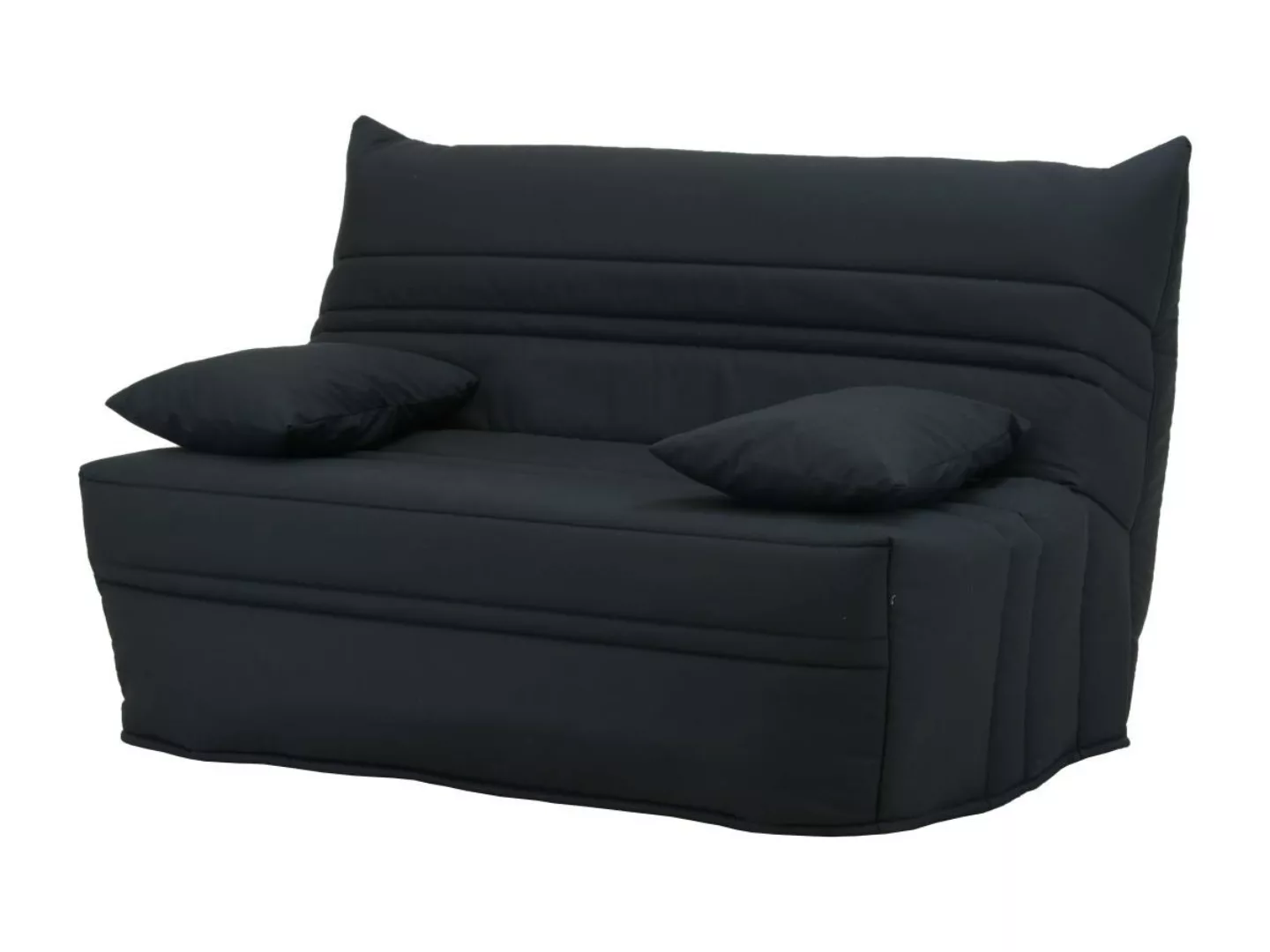 Schlafsofa Klappsofa - Schließhilfe - Baumwolle - 160 x 200 cm - Schwarz - günstig online kaufen