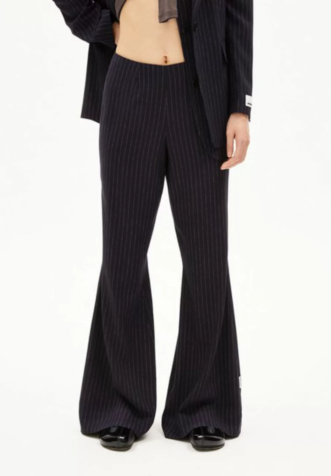 Armedangels Stoffhose PHAAMINA PINSTRIPE Damen (Regular Fit) Mid Waist günstig online kaufen