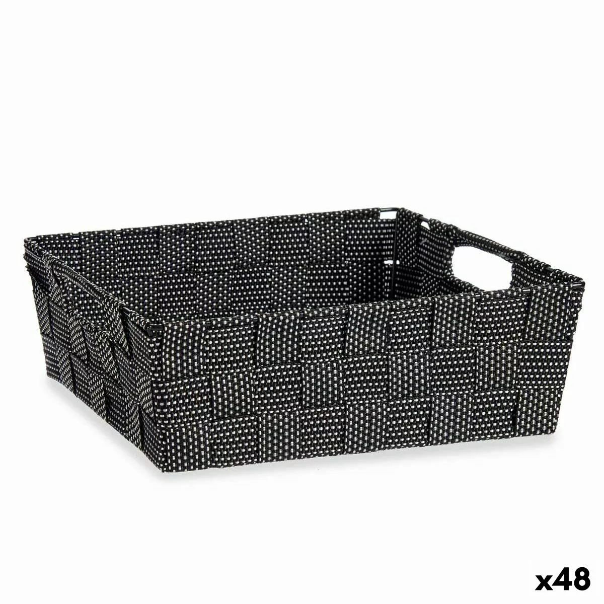 Korb Geflochten Schwarz 3 L (23 X 8 X 27 Cm) (48 Stück) günstig online kaufen