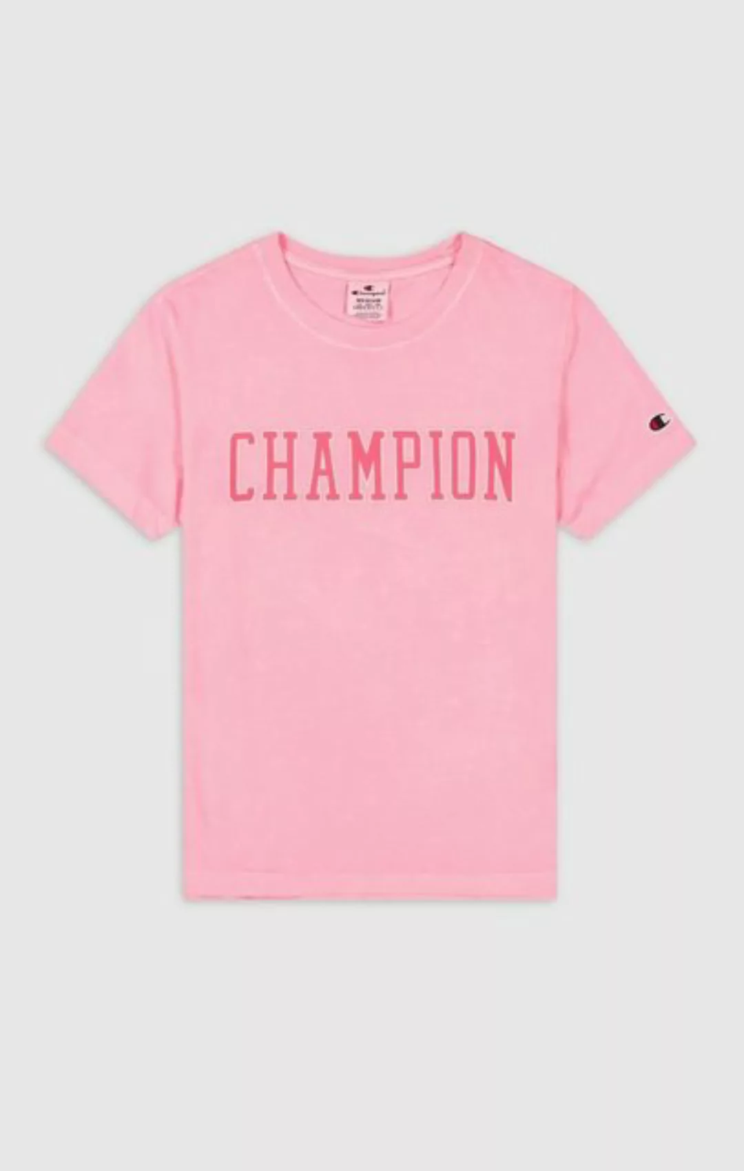 Champion T-Shirt Champion T-Shirt Logo Print Pink günstig online kaufen
