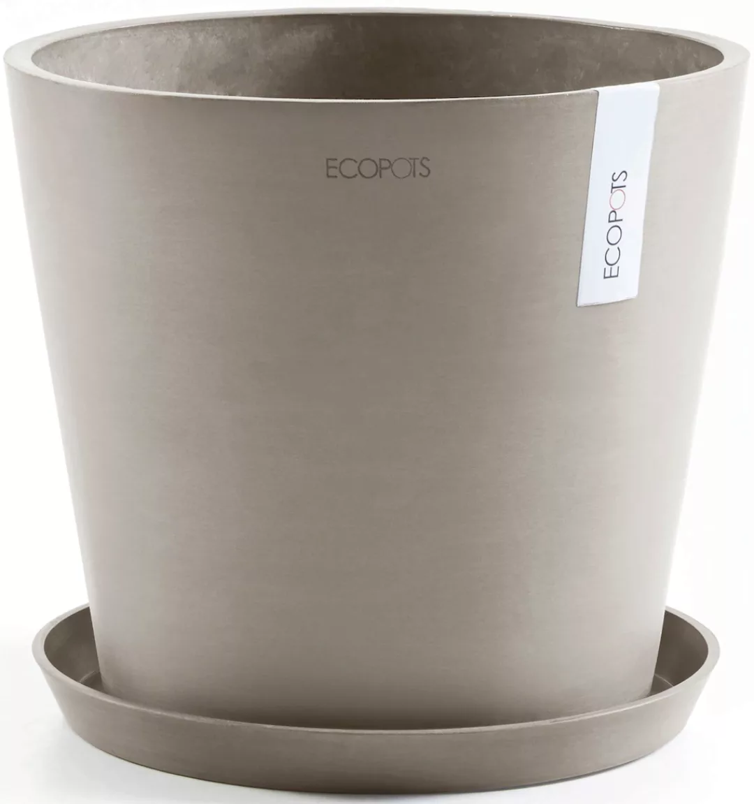 ECOPOTS Blumentopf "Amsterdam 40 + Wassersystem Taupe", für innen und außen günstig online kaufen