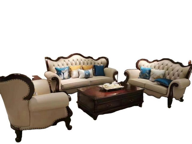 JVmoebel Sofa Sofagarnitur 3+2+1 Sitz Set Design Sofas Polster Couchen Ches günstig online kaufen