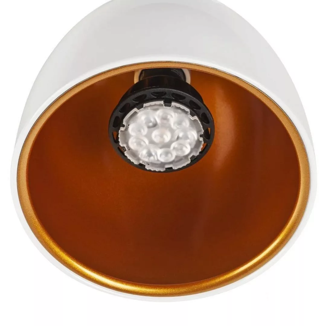 LED 1-Phasenschienen Leuchte GU10 max. 25W in Weiß und Gold günstig online kaufen
