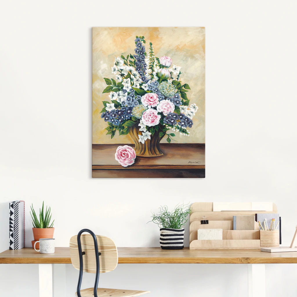 Artland Wandbild »Blumenbouqet«, Blumen, (1 St.), als Alubild, Outdoorbild, günstig online kaufen
