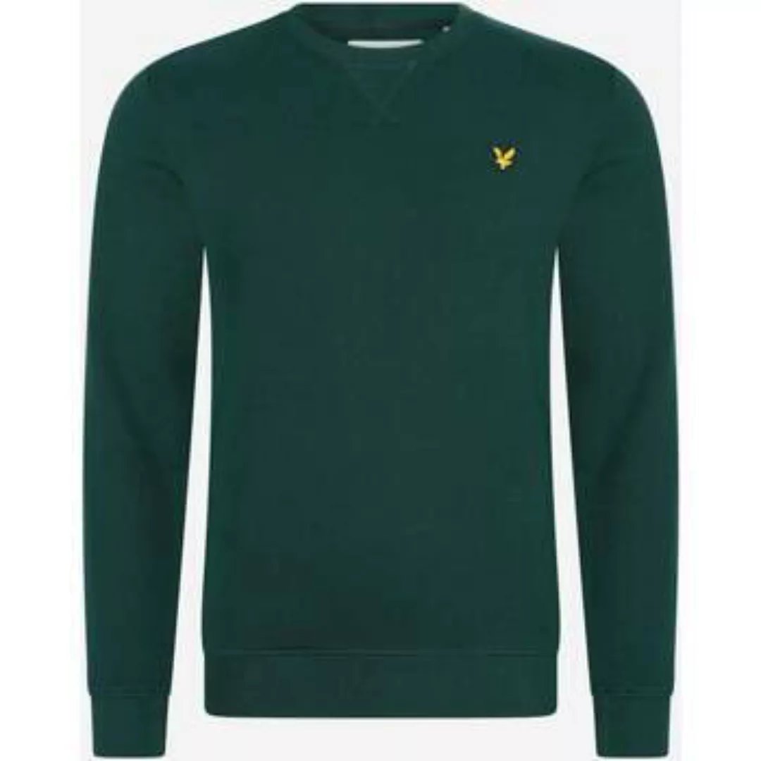 Lyle & Scott  Pullover Sweatshirt mit Rundhalsausschnitt - dunkelgrün günstig online kaufen