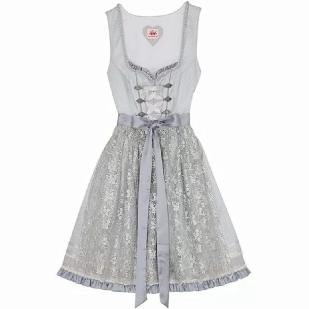 Spieth & Wensky Dirndl Betsy-Dirndl kurz 2-teiliges Midi-Dirndl Kleid Dirnd günstig online kaufen