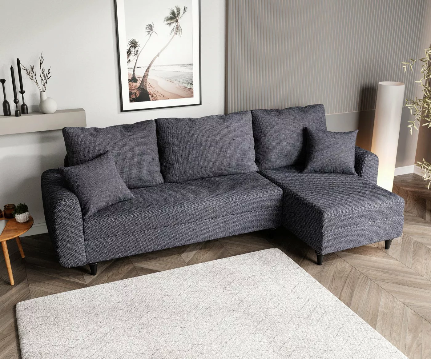 Gozos Ecksofa Palencia, Wohnzimmermöbel, L-Form Sofa, Beidseitg montierbar, günstig online kaufen