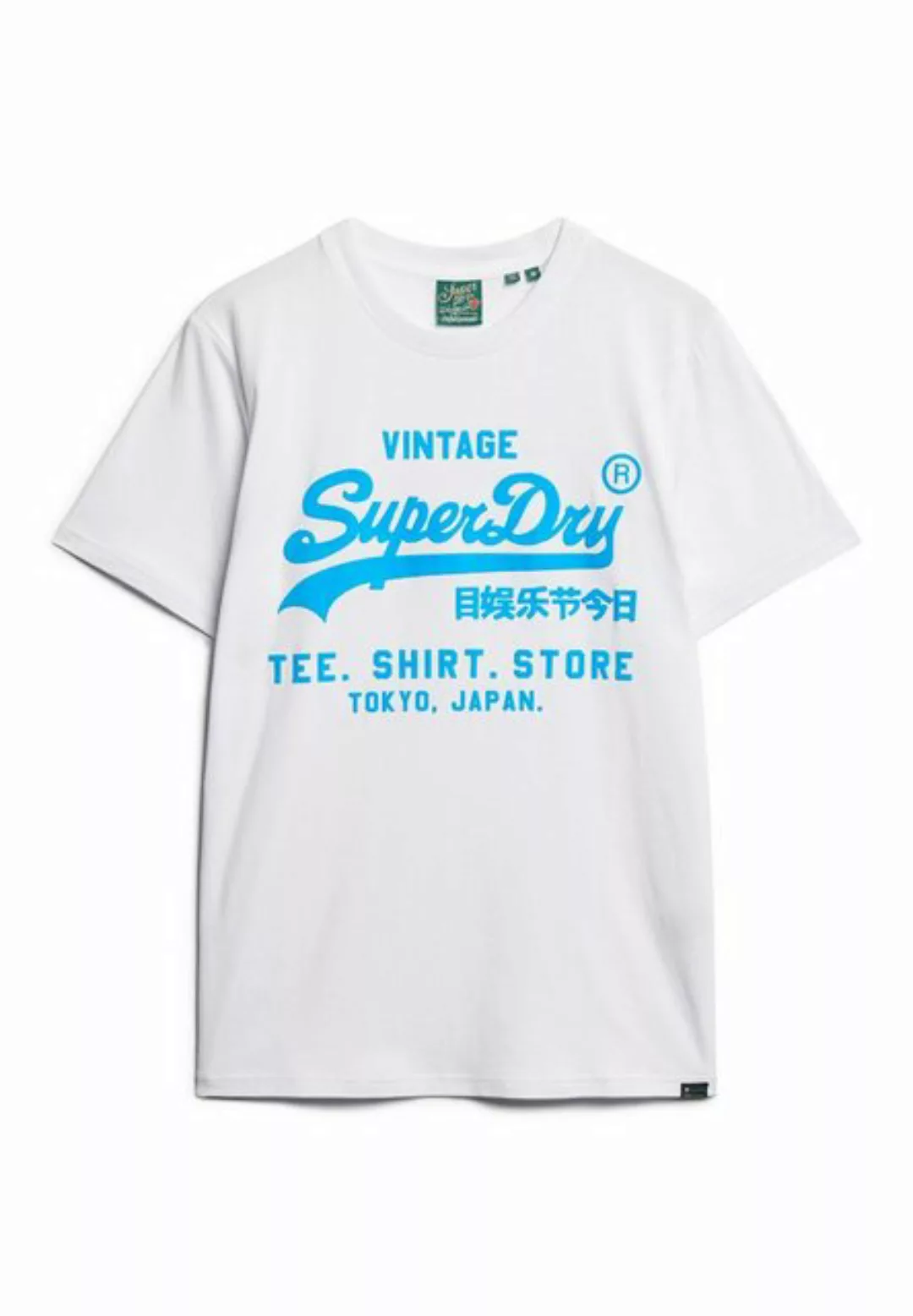 Superdry T-Shirt Superdry Herren T-Shirt NEON VL T-SHIRT Optic günstig online kaufen