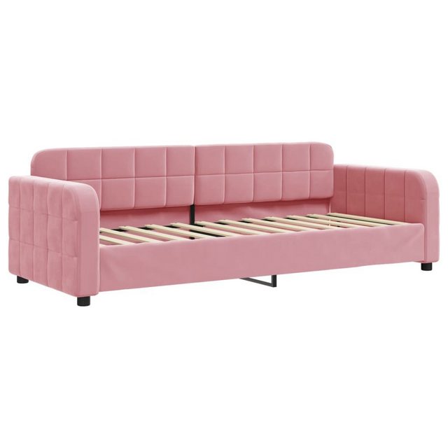 vidaXL Gästebett Tagesbett Rosa 80x200 cm Samt Gästebett Gästecouch Gästeso günstig online kaufen