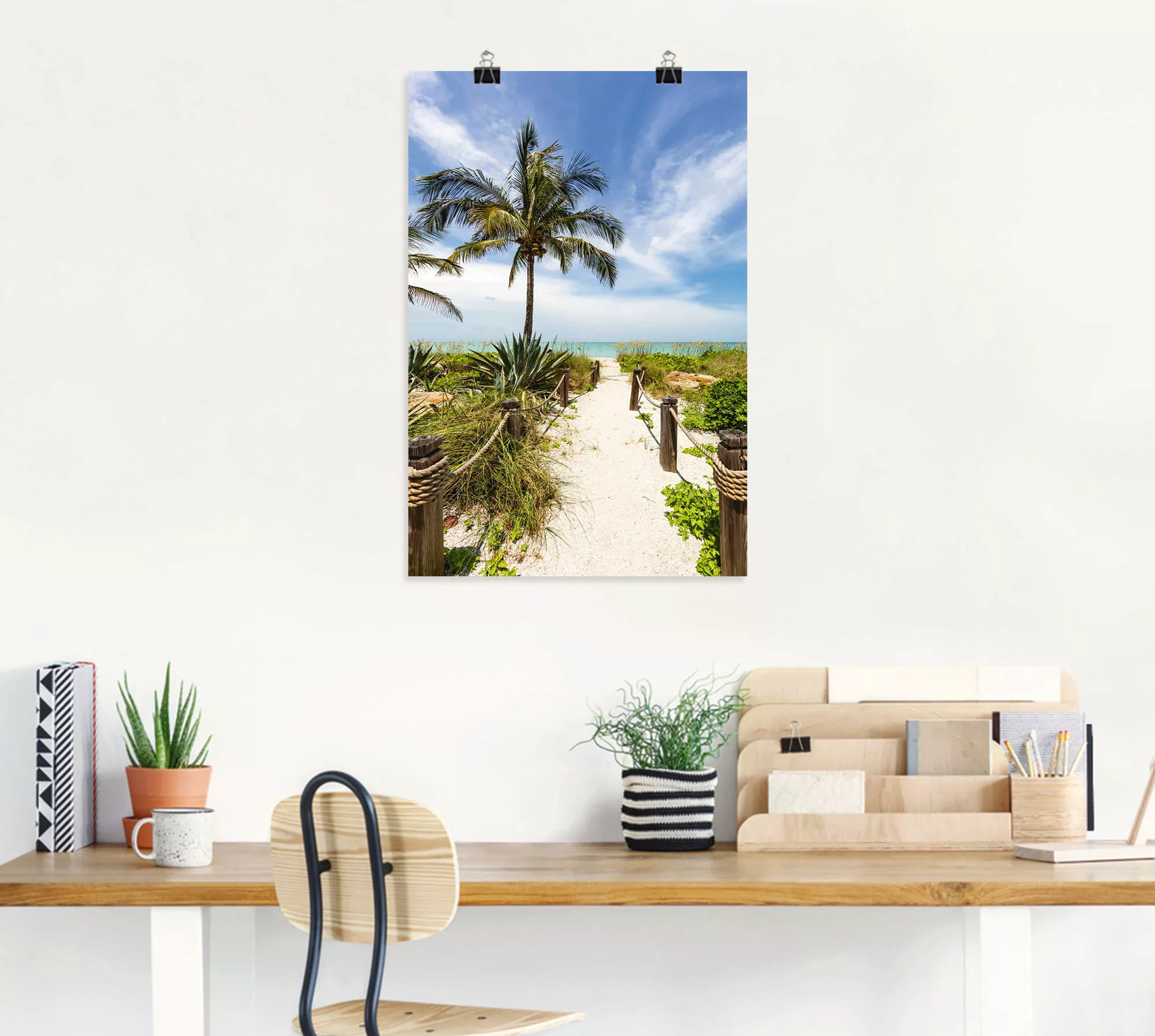 Artland Wandbild "Weg zum Strand II", Strandbilder, (1 St.), als Alubild, O günstig online kaufen