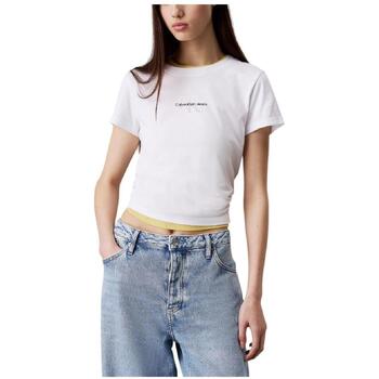 Calvin Klein Jeans T-Shirt "GRADIENT MONOLOGO SLIM TEE", mit Logodruck günstig online kaufen