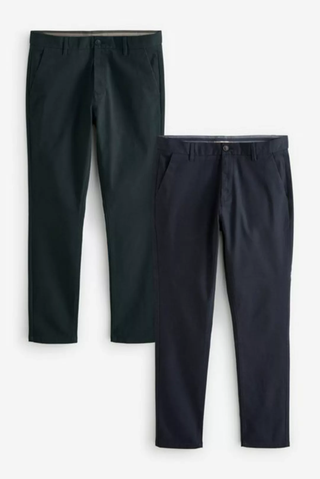 Next Chinohose Skinny Fit Chinohose mit Stretch Mehrfachpackung (2-tlg) günstig online kaufen