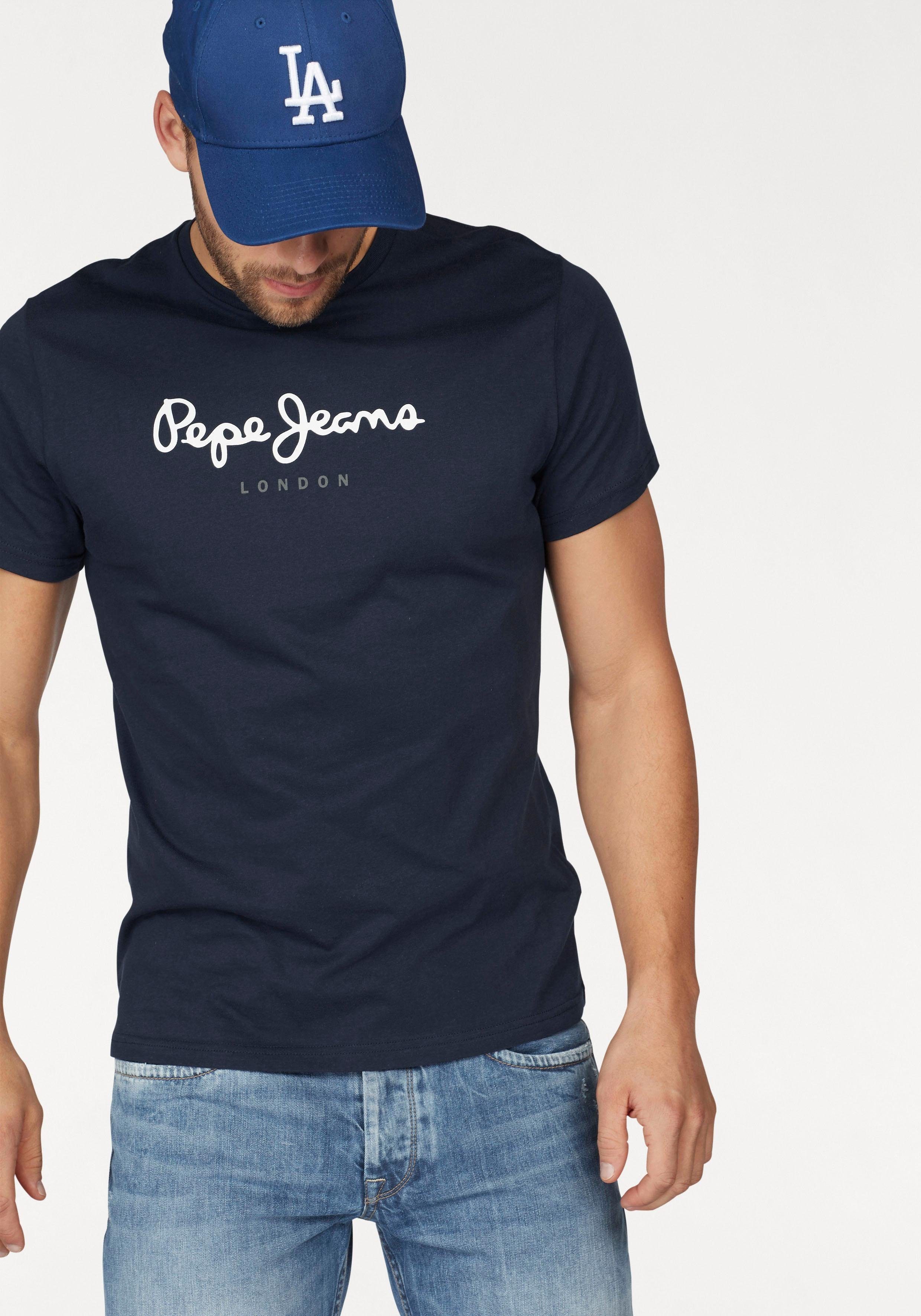 Pepe Jeans Herren Rundhals T-Shirt EGGO N - Regular Fit günstig online kaufen