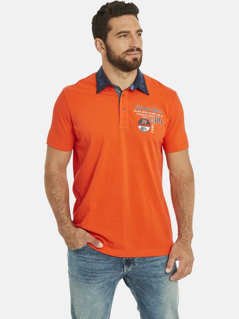 Jan Vanderstorm Poloshirt KODEWIN mit maritimen Brustprint günstig online kaufen