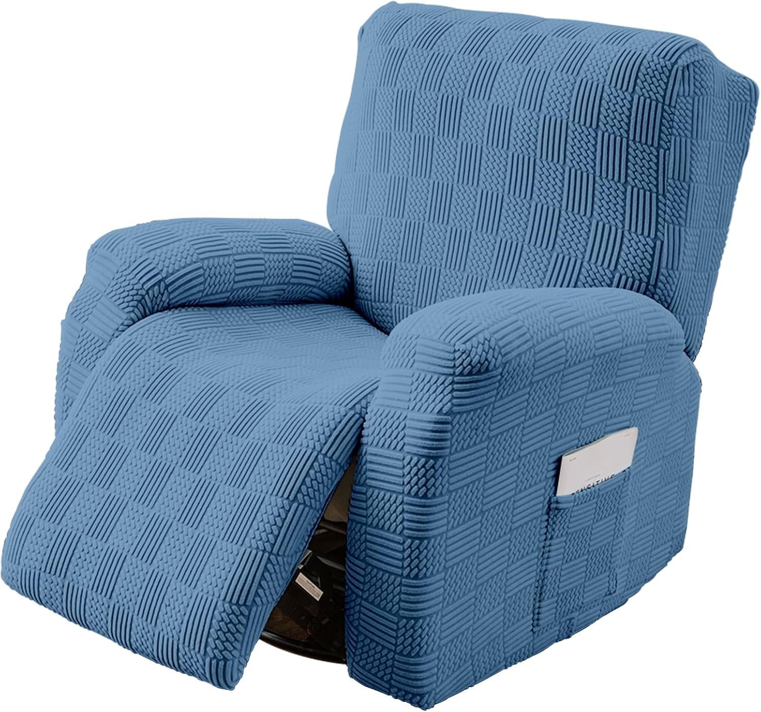 RWEUOQ Sesselhusse Relaxsessel Sesselbezug Stretchhusse, 4-Teilig günstig online kaufen