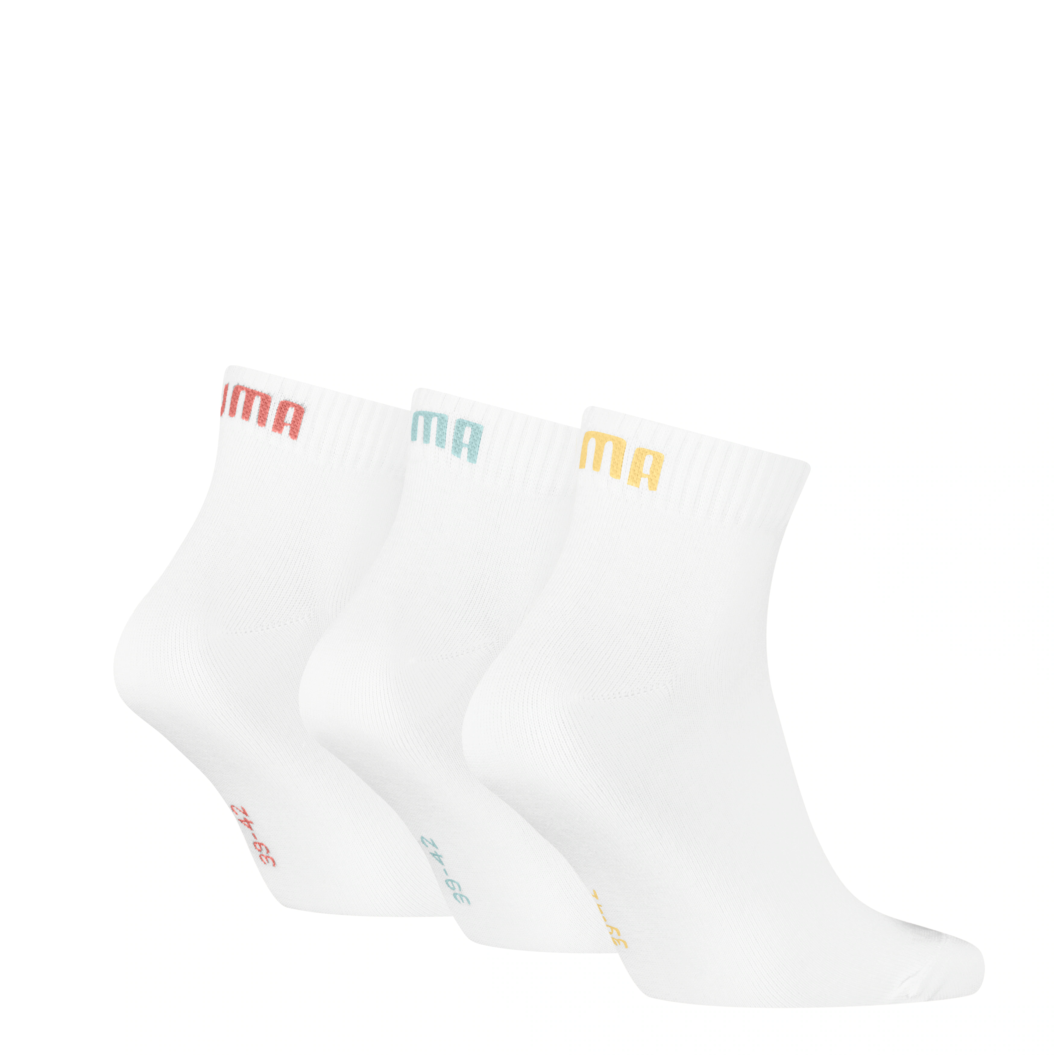 PUMA Kurzsocken "PUMA UNISEX QUARTER PLAIN 3P", (3 Paar, 3 Paar), mit klein günstig online kaufen