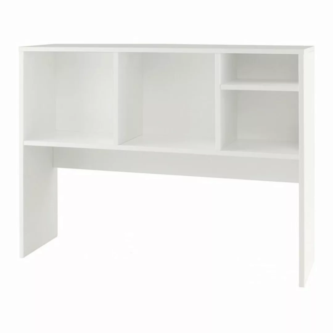 COSTWAY Bücherregal, Aufsatzregal mit 4 Fächern, bis 65 kg, 94x25x73cm günstig online kaufen