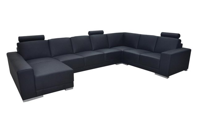 JVmoebel Ecksofa Ledersofa Couch Wohnlandschaft Ecksofa Garnitur Design Mod günstig online kaufen