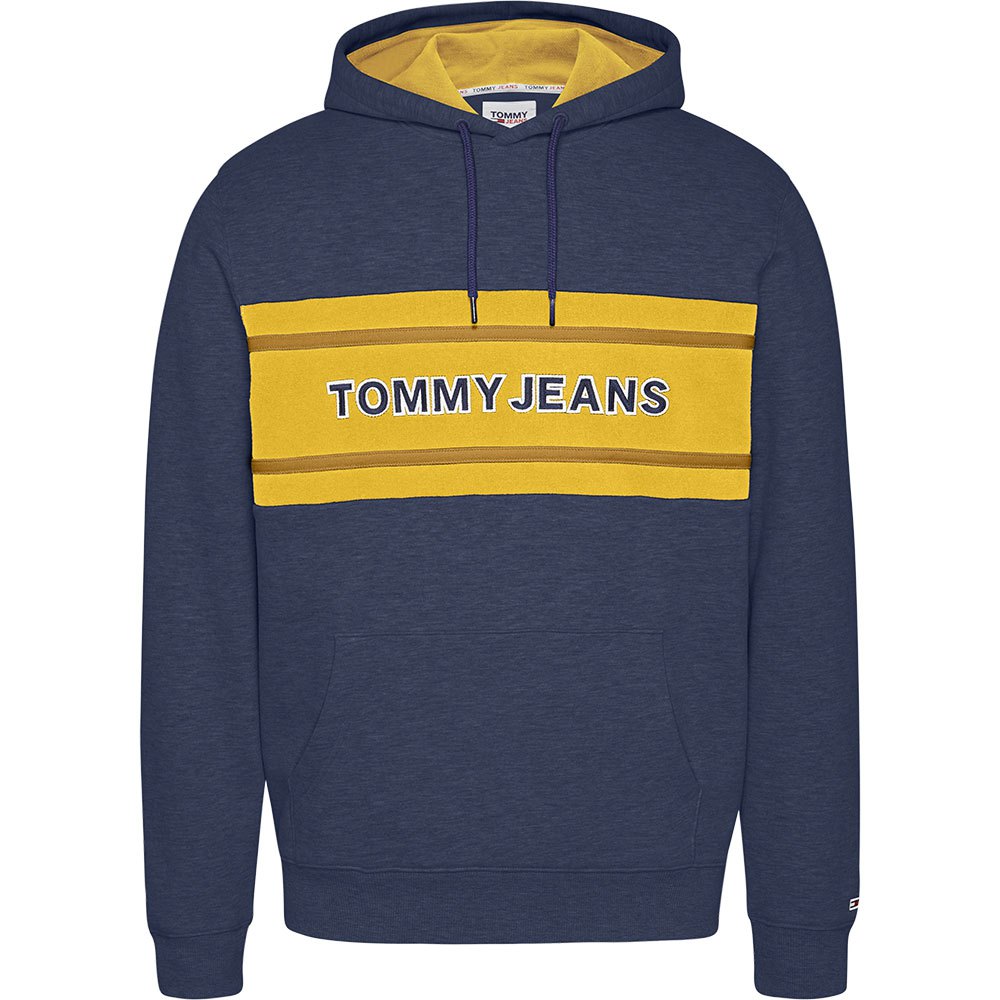 Tommy Jeans Pieced Band Logo Kapuzenpullover S Twilight Navy / Multi günstig online kaufen