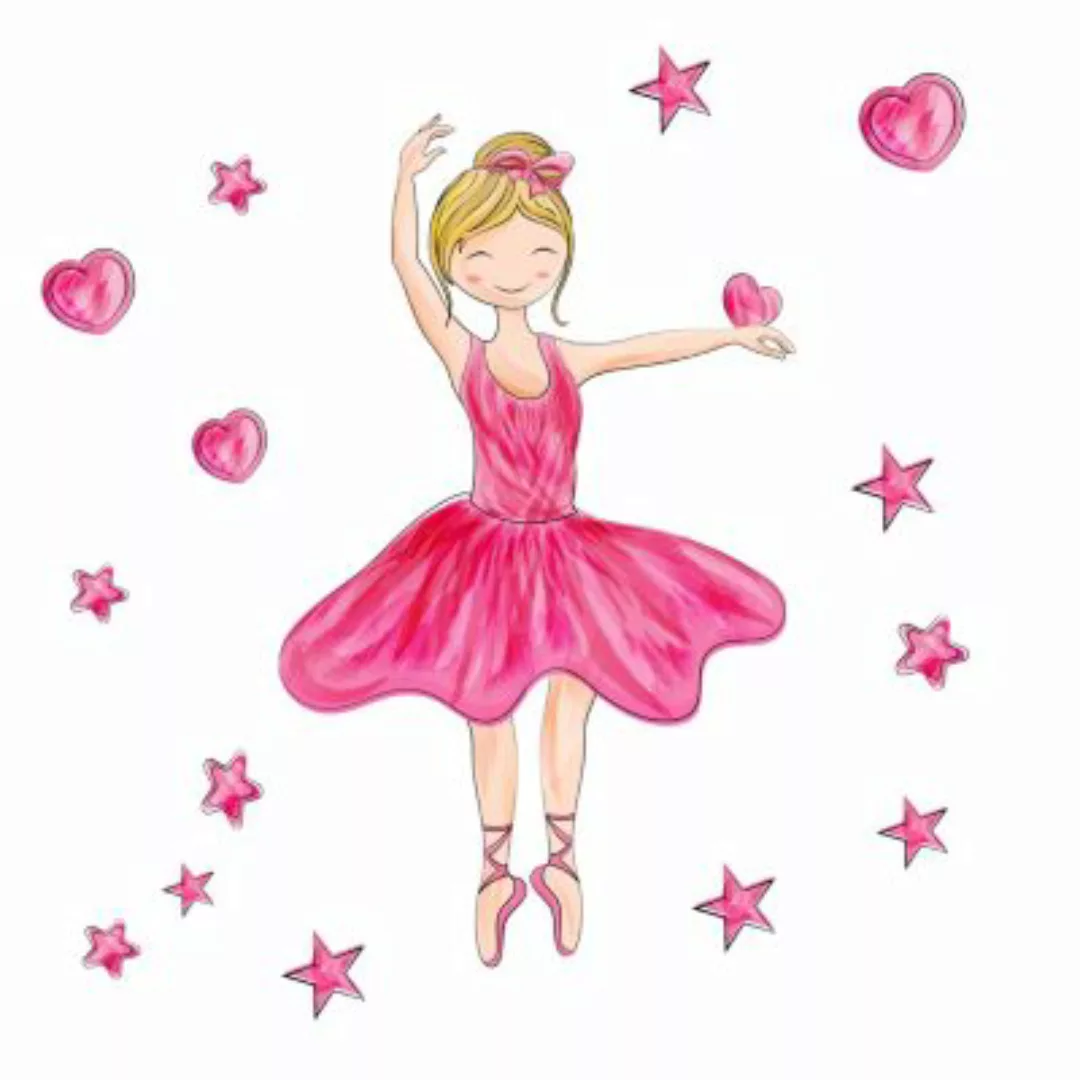 EmmiJules Wandtattoo Ballerina – wunderschöne Tänzerin das Kinderzimmer meh günstig online kaufen