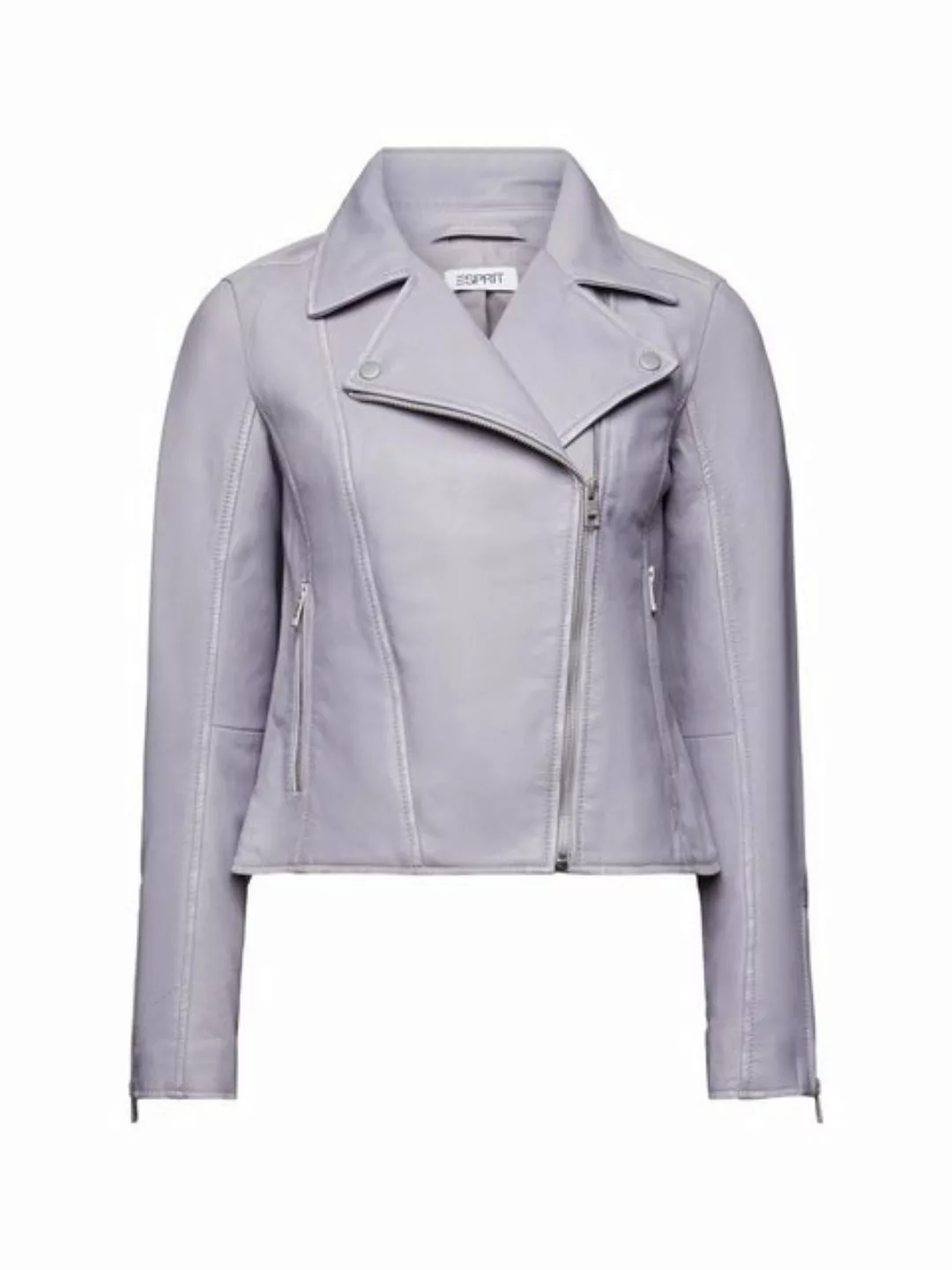 Esprit Lederjacke Biker-Jacke aus Leder günstig online kaufen