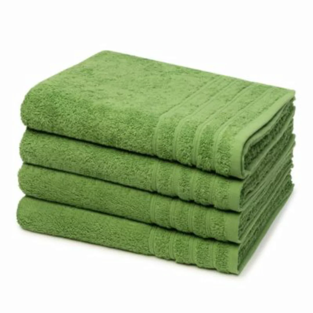 wewofashion® 4 X Handtuch - im Set AIDA Handtücher grün günstig online kaufen