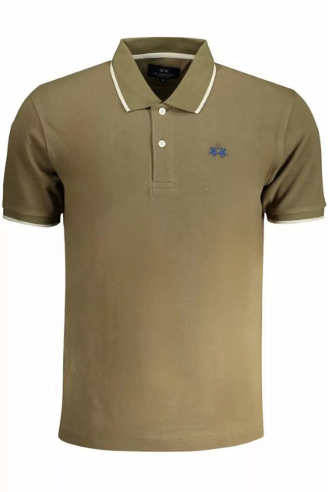 La Martina Poloshirt Herren Polo Grün - Kurzarm, Regular Fit, Mit günstig online kaufen