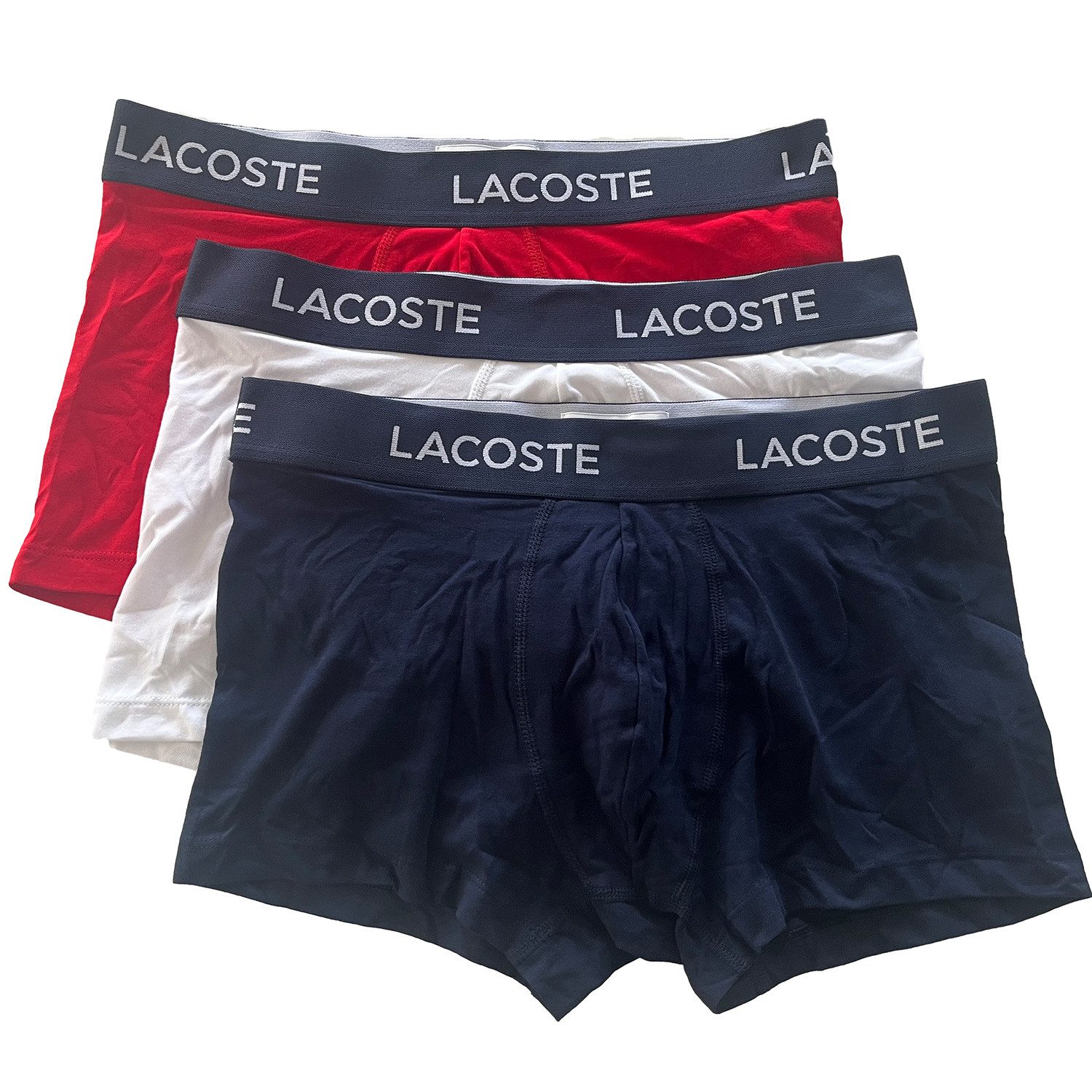 Lacoste 3-er Set Trunks Blau günstig online kaufen