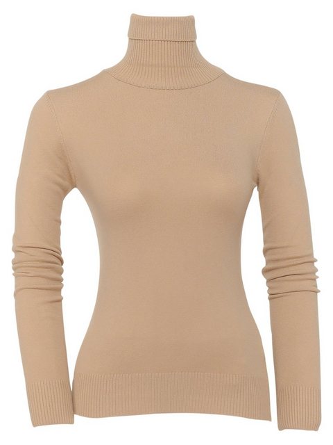 Freshlions Stricktop Strick Top 'INA' Beige SM Drapiert/gerafft, Taillentun günstig online kaufen