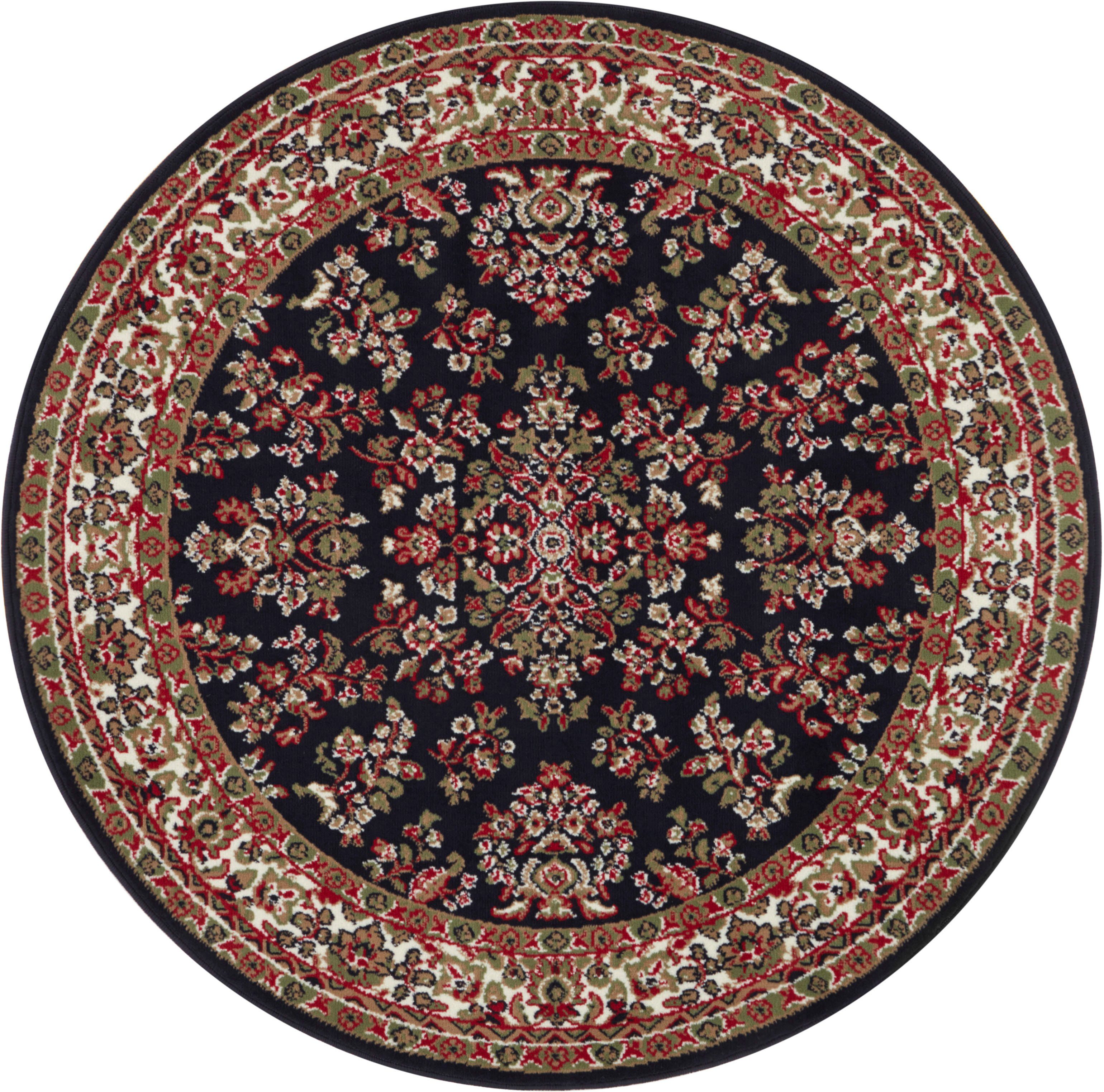 HANSE Home Teppich »Halton«, rund, 8 mm Höhe, Kurzflor, Orient Optik, mit B günstig online kaufen