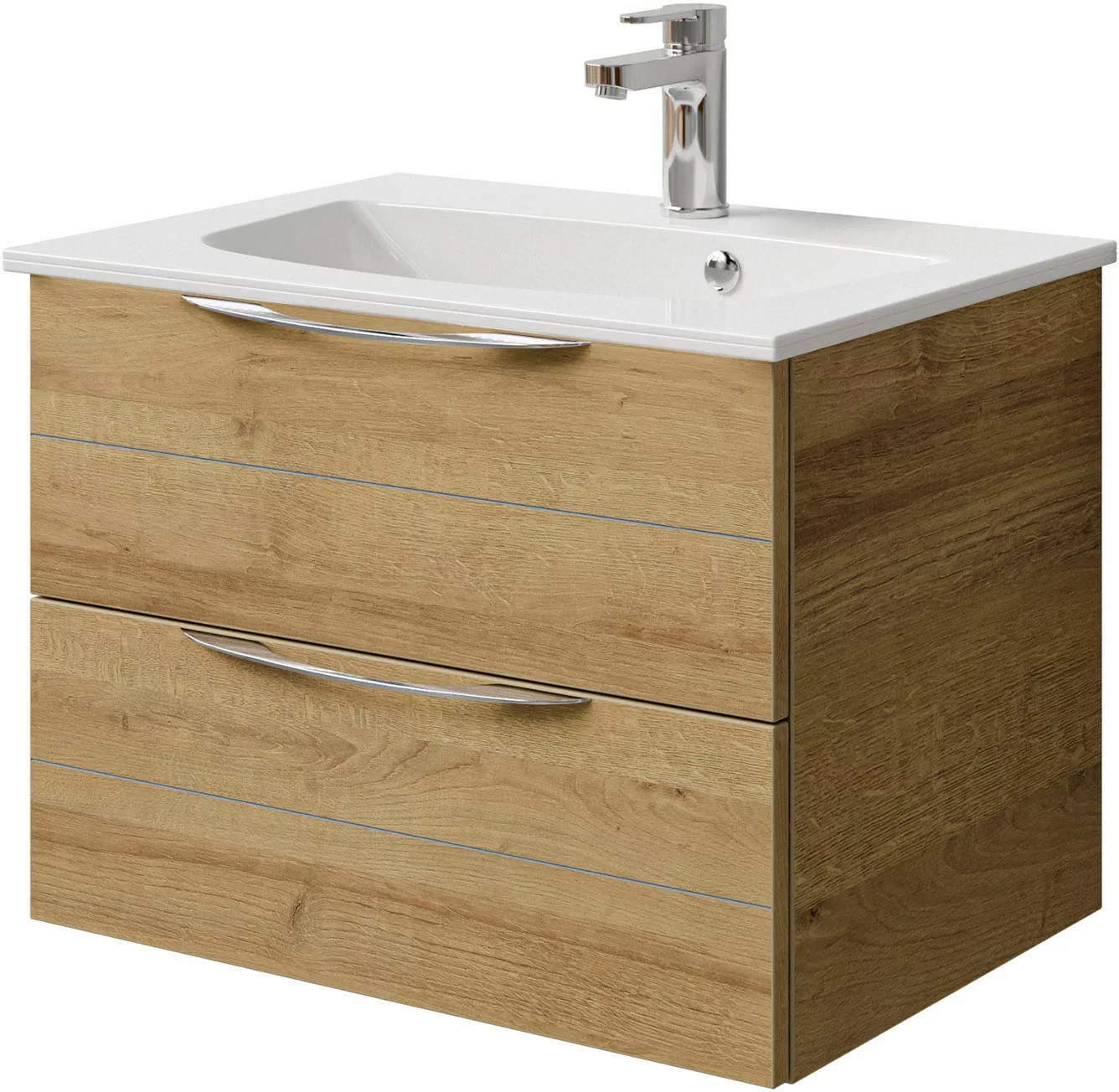 Saphir Waschtisch "Serie 6025 Mineralmarmor-Waschtisch mit Unterschrank, 67 günstig online kaufen