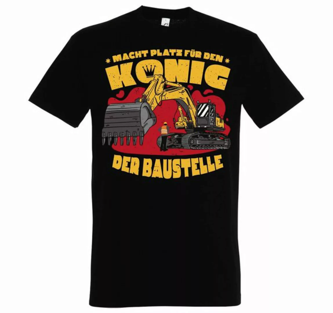 Youth Designz T-Shirt König Der Baustelle Herren Shirt mit lustigem Traktor günstig online kaufen