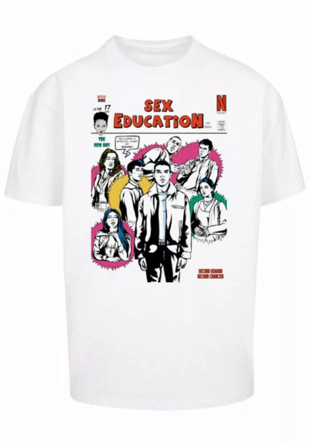 F4NT4STIC T-Shirt "Sex Education Magazine Cover Netflix TV Series", Premium günstig online kaufen