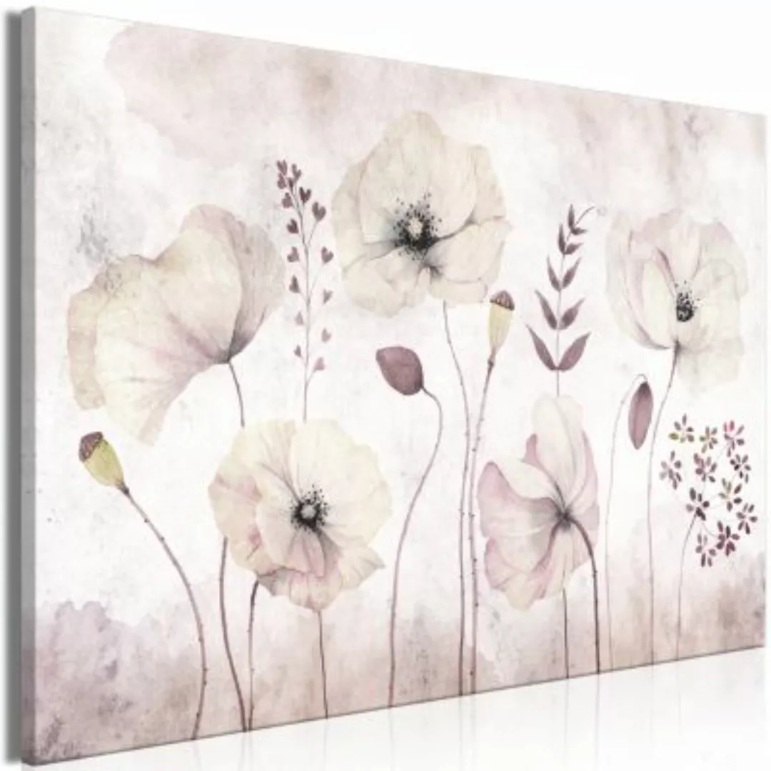 artgeist Wandbild Floral Moment (1 Part) Wide rosa Gr. 60 x 40 günstig online kaufen