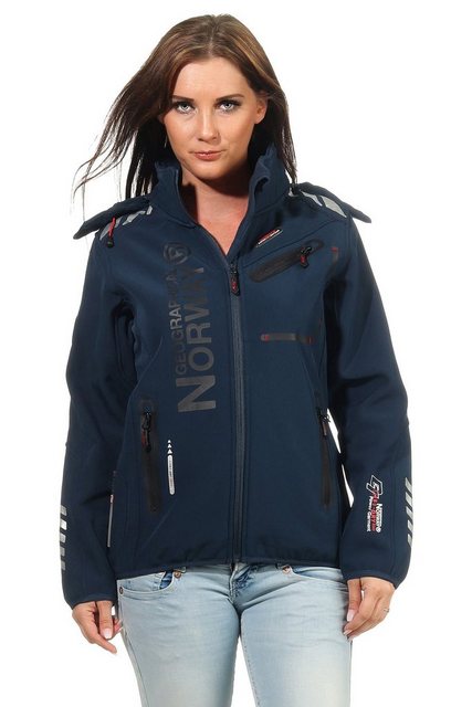 Geographical Norway Softshelljacke Damen Softshell Windbreaker Regen Outdoo günstig online kaufen