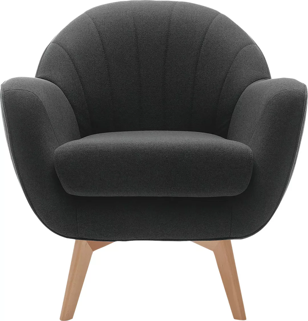 TRENDMANUFAKTUR Sessel "Fuelta", mit auffälligem Nahtbild und schönen Füßen günstig online kaufen