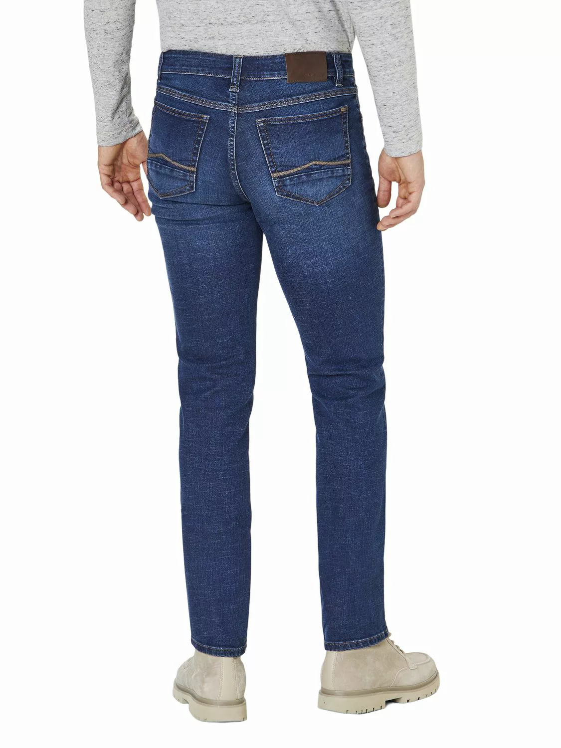 Paddock`s Herren Jeans RANGER PIPE - Slim Fit - Blau - Medium Blue Soft Use günstig online kaufen